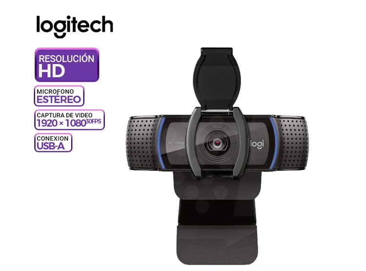 CAMARA LOGITECH C920S PRO HD BLACK (960-001257) - 1