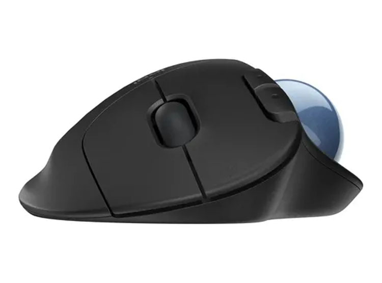 MOUSE LOGITECH ERGO M575S TRACKBALL SILENT WIRELESS BOLT/BLUETOOTH USB-A BLACK - 3