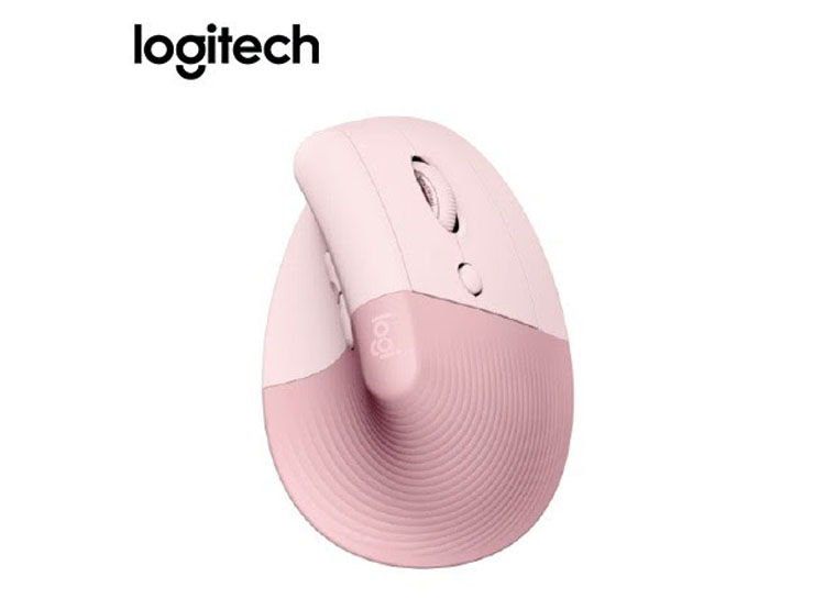 MOUSE LOGITECH LIFT VERTICAL ERGONOMIC WIRELESS/BT ROSE (910-006472) - 1