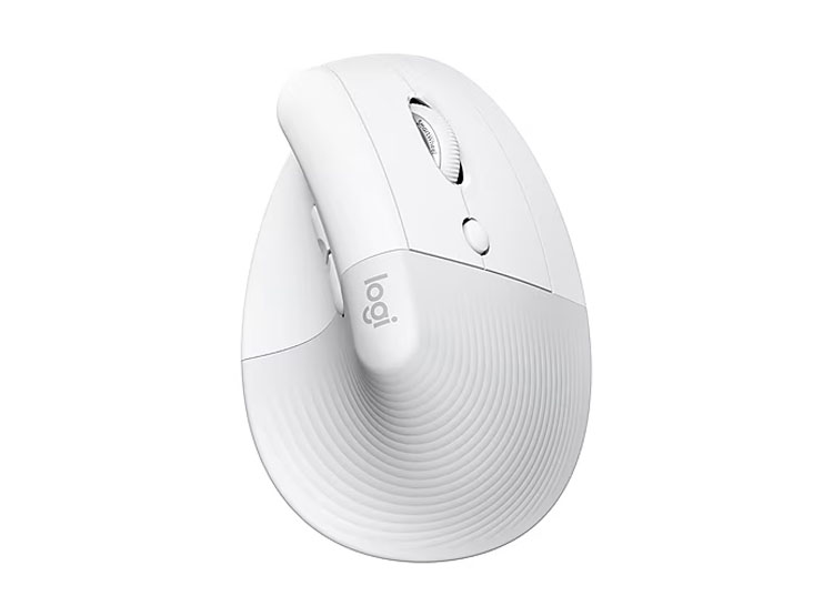 MOUSE LOGITECH LIFT VERTICAL ERGONOMIC WIRELESS/BT WHITE (910-006469) - 1
