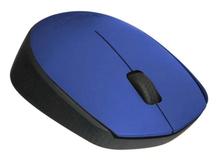 MOUSE LOGITECH M170 WIRELESS BLUE (910-004800) - 2