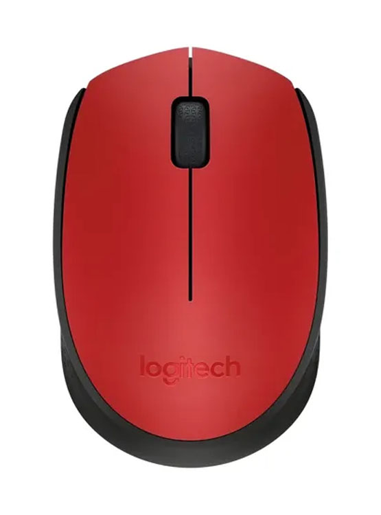 MOUSE LOGITECH M170 WIRELESS RED (910-004941) - 1