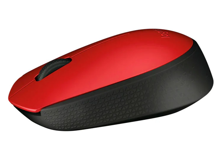 MOUSE LOGITECH M170 WIRELESS RED (910-004941) - 3