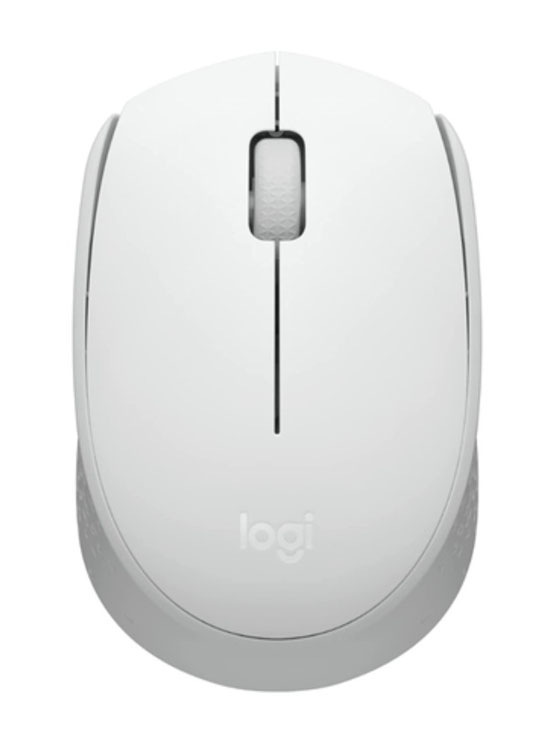 MOUSE LOGITECH M170 WIRELESS WHITE (910-006864) - 1
