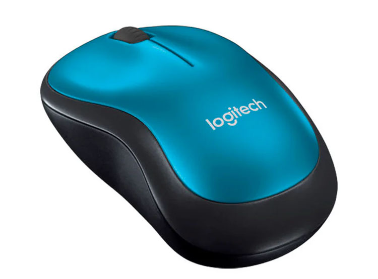 MOUSE LOGITECH M185 WIRELESS BLUE (910-003636) - 2