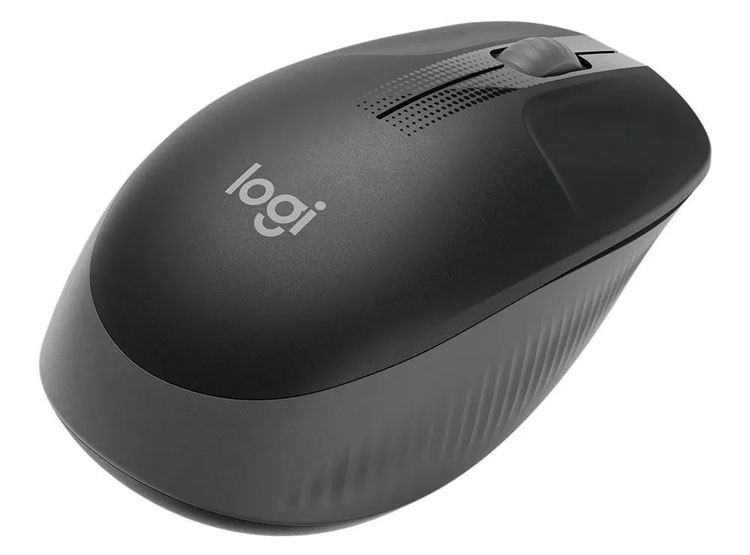 MOUSE LOGITECH M190 WIRELESS FULL-SIZE CHARCOAL (910-005902) - 2