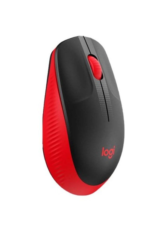 MOUSE LOGITECH M190 WIRELESS FULL-SIZE RED (910-005904) - 2