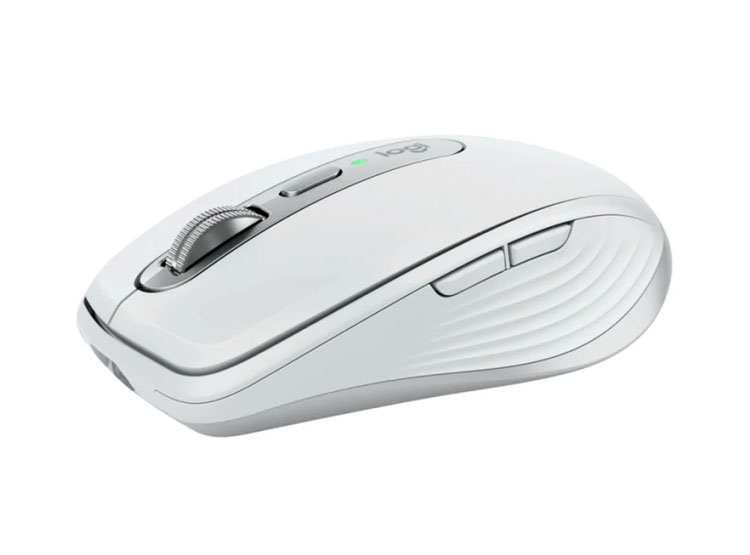 MOUSE LOGITECH MX ANYWHERE 3S BLUETOOTH/WIRELESS 8K USB-C PALE GREY (910-006933) - 2