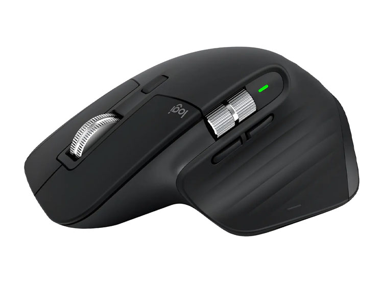 MOUSE LOGITECH MX MASTER 4 WIRELESS CON USB-C / BLUETOOTH / 8K DPI GRAPHITE (910-007565) - 3