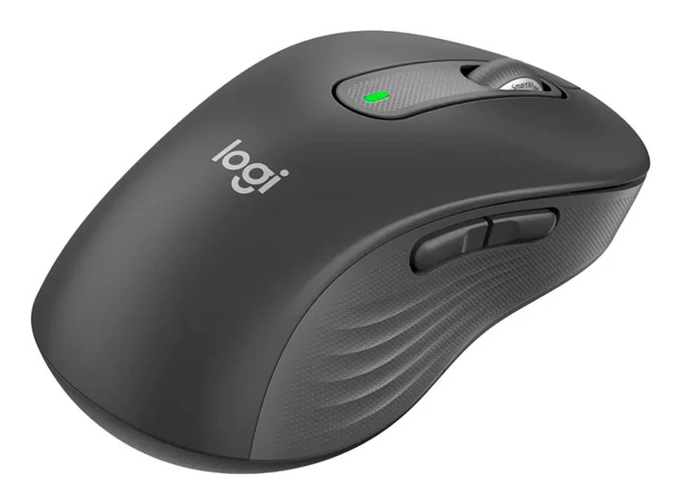 MOUSE LOGITECH SIGNATURE M650 SILENT LARGE LEFT WIRELESS/BLUETOOTH BLACK (910-006234) - 2