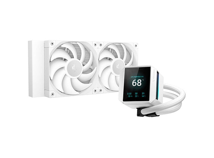 REFRIGERACION LIQUIDA DEEPCOOL MYSTIQUE 240 WH ARGB, PANTALLA - 2