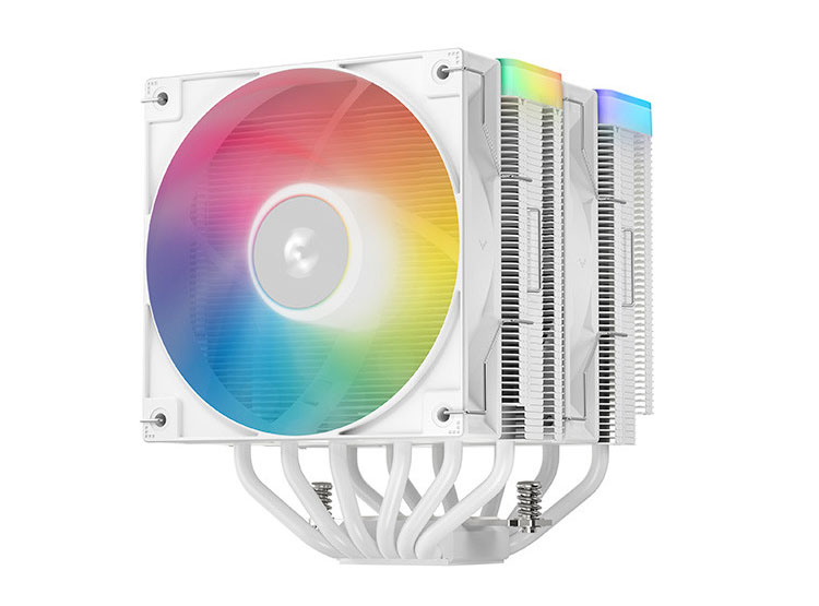 COOLER DE PROCESADOR DEEPCOOL AG620 WH ARGB V2 - 2