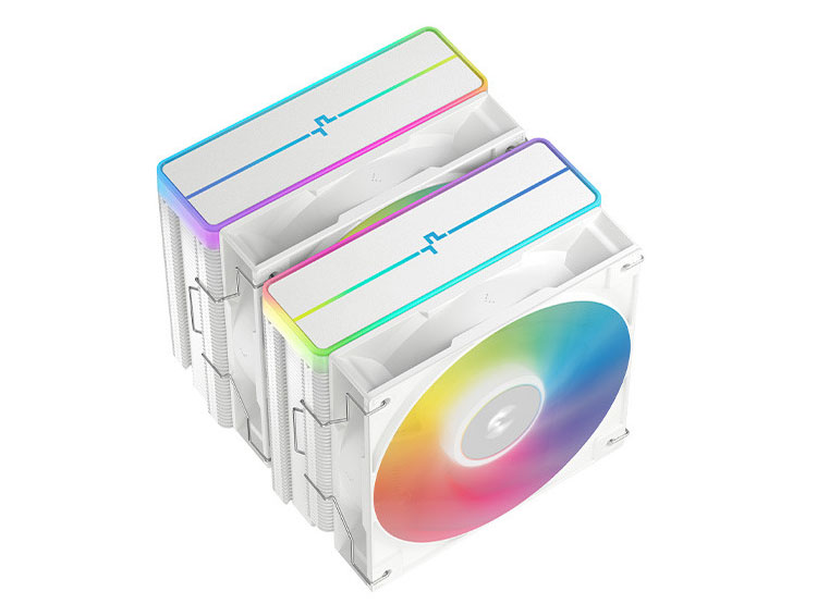 COOLER DE PROCESADOR DEEPCOOL AG620 WH ARGB V2 - 3