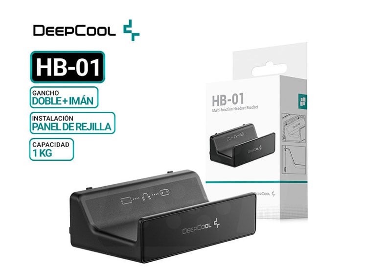 SOPORTE PARA AURICULARES DEEPCOOL HB-01 - 1