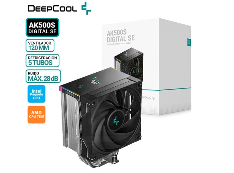 COOLER DE PROCESADOR DEEPCOOL AK500S DIGITAL SE - 1
