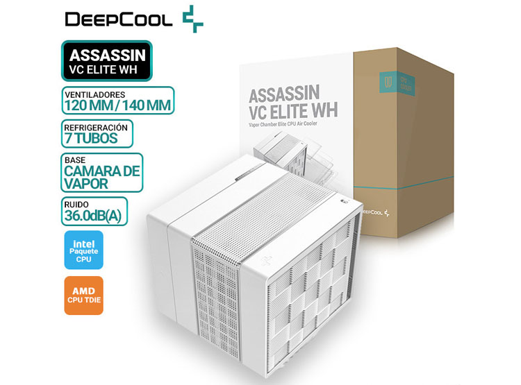 COOLER DE PROCESADOR DEEPCOOL ASSASSIN VC ELITE WH - 1