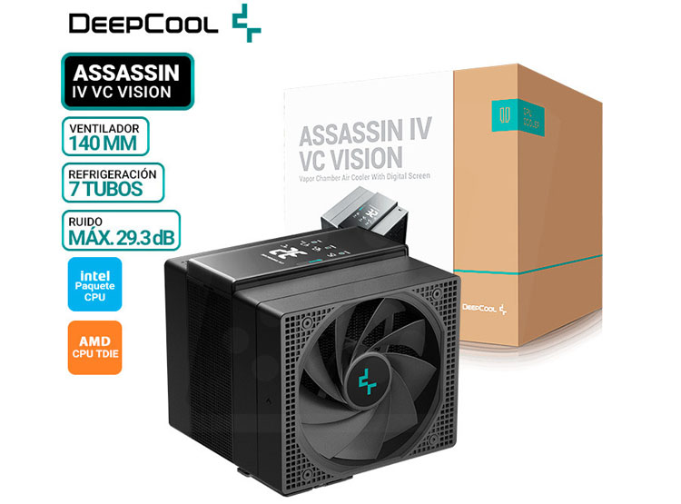 COOLER DE PROCESADOR DEEPCOOL ASSASSIN IV VC VISION - 1