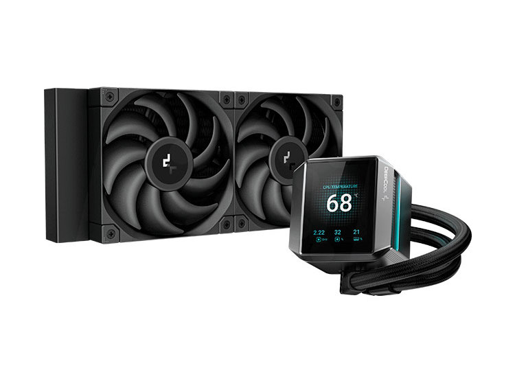 REFRIGERACION LIQUIDA DEEPCOOL MYSTIQUE 240, PANTALLA - 2