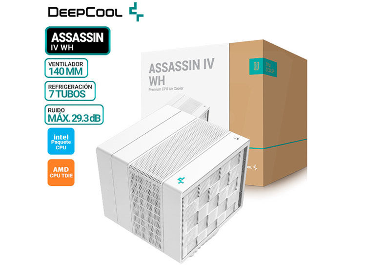 COOLER DE PROCESADOR DEEPCOOL ASSASSIN IV WH - 1