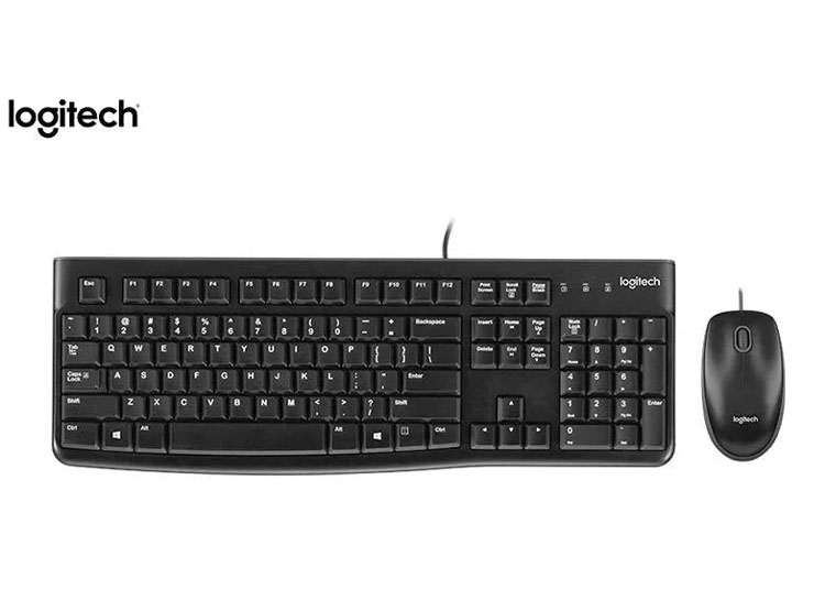 TECLADO LOGITECH + MOUSE MK120 USB SP BLACK (PN 920-004428) - 2