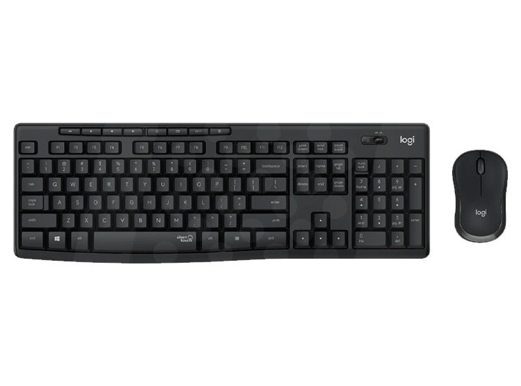 TECLADO LOGITECH + MOUSE MK295 WIRELESS USB BLACK (920-009792) - 2