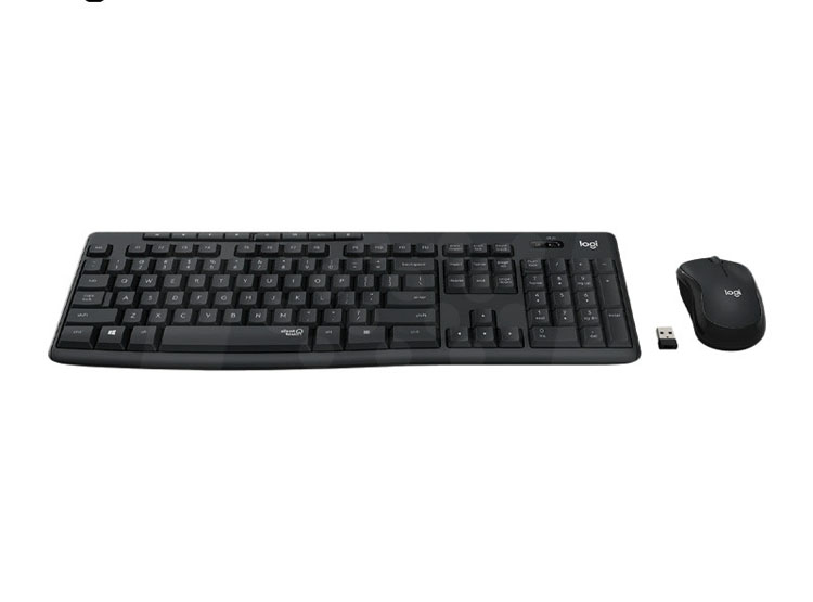 TECLADO LOGITECH + MOUSE MK295 WIRELESS USB BLACK (920-009792) - 3
