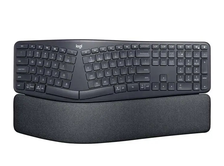 TECLADO LOGITECH ERGO K860 WIRELESS / BT SP BLACK (920-009845) - 1