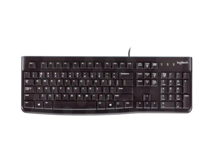 TECLADO LOGITECH K120 USB SP BLACK (PN 920-004422) - 2