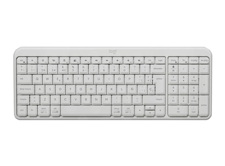 TECLADO LOGITECH K250 BLUETOOTH WHITE SP (920-013446) - 2
