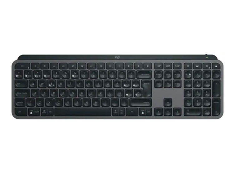 TECLADO LOGITECH MX KEYS S ILLUMINATED WIRELESS / BT BLACK SP (920-011561) - 1