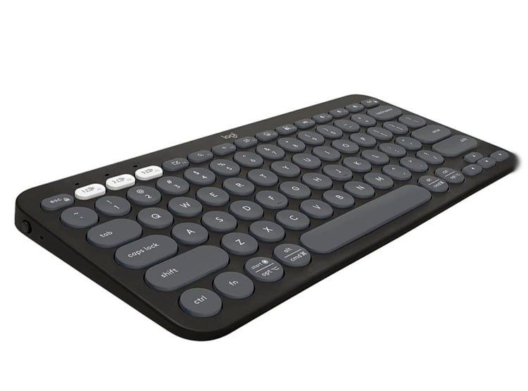 TECLADO LOGITECH PEBBLE 2 K380S BLUETOOTH/WIRELESS SP GRAPHITE (920-011783) - 2