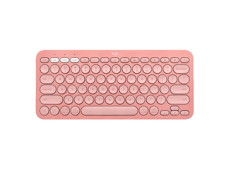 TECLADO LOGITECH PEBBLE 2 K380S BLUETOOTH/WIRELESS SP ROSE (920-011785) - 1