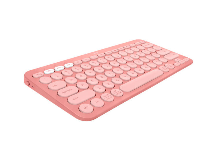 TECLADO LOGITECH PEBBLE 2 K380S BLUETOOTH/WIRELESS SP ROSE (920-011785) - 2