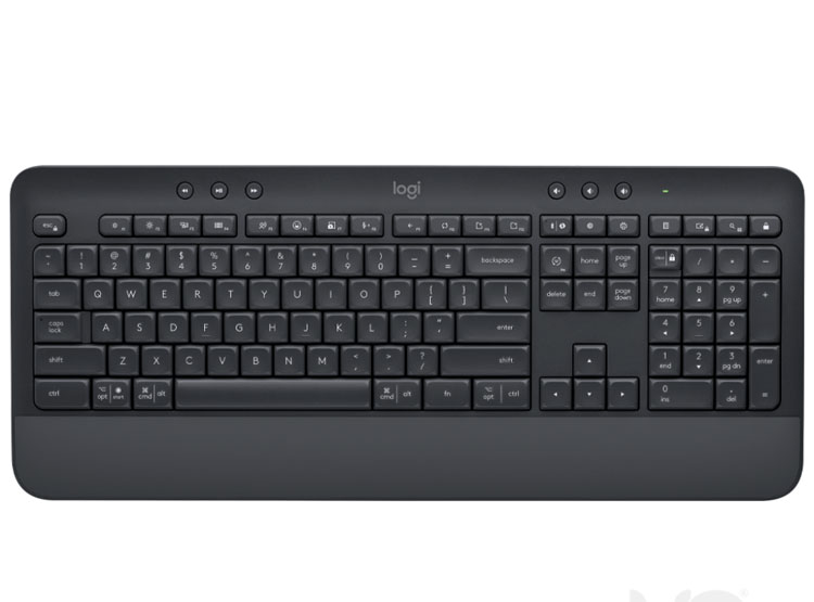 TECLADO LOGITECH SIGNATURE K650 WIRELESS/BLUETOOTH SP BLACK (920-010910) - 1