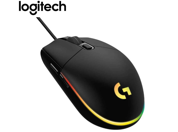 MOUSE LOGITECH G203 LIGHTSYNC OPTICAL 8000 DPI RGB BLACK (910-005793) - 3