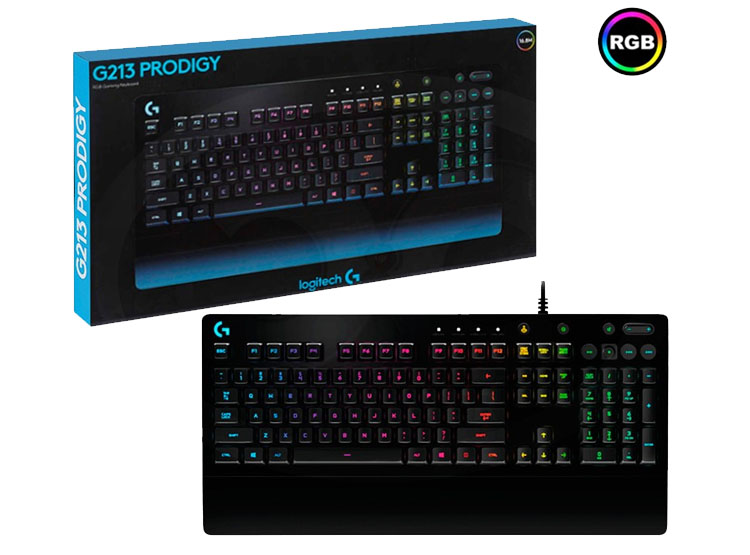 TECLADO LOGITECH G213 PRODIGY RGB GAMING (PN 920-008084) - 1