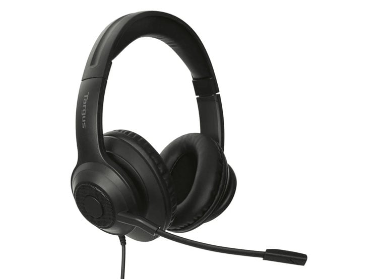AUDIFONO C/MICROF. TARGUS AEH102TT USB-A 40MM OVER-EAR NOISE-CANCELLING MUTE BLACK (AEH102TTLP) - 1