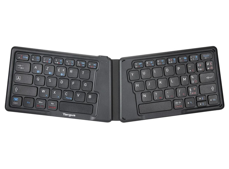 TECLADO TARGUS AKF003 MULTI-DISPOSITIVO ANTIMICROBIAL PLEGABLE BT SP BLACK (AKF003ES) - 1