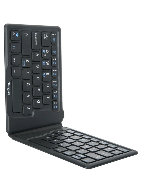 TECLADO TARGUS AKF003 MULTI-DISPOSITIVO ANTIMICROBIAL PLEGABLE BT SP BLACK (AKF003ES) - 2