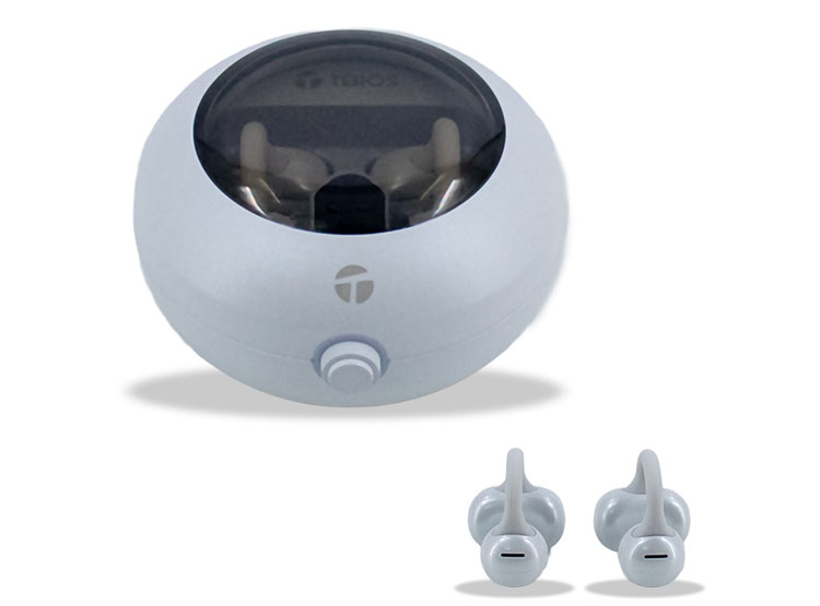 AUDÍFONOS INALÁMBRICOS TEROS TE-80712W, BLUETOOTH, CARGA TIPO C, BLANCO TITANIUM - 1