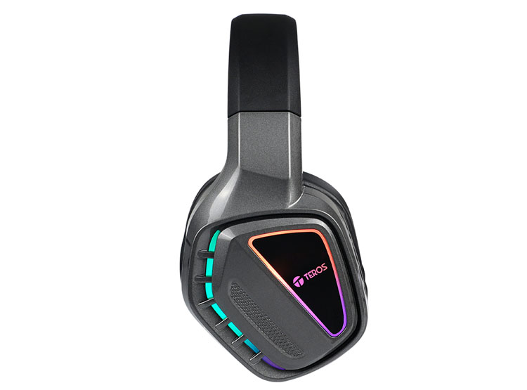 AURICULARES GAMING TEROS TE-8171N, ESTÉREO, MICRÓFONO, LUCES RGB - 3