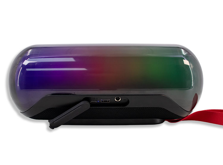 PARLANTE INALÁMBRICO TEROS TE6047N, 20W, BT: 5.3, ILUMINACIÓN RGB, COLOR NEGRO - 5