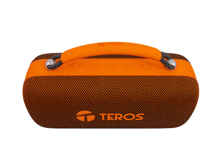 PARLANTE INALÁMBRICO TEROS VIBES VB-6049, 60W, BT 5.3, 4000 MAH, USB, LUCES LED, ORANGE - 2