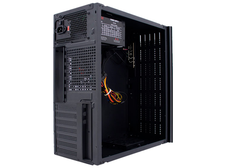 CASE TEROS TE-1036S, FACTOR DE FORMA ATX, 250 W, USB 3.0 / 2.0, AUDIO, NEGRO. - 4