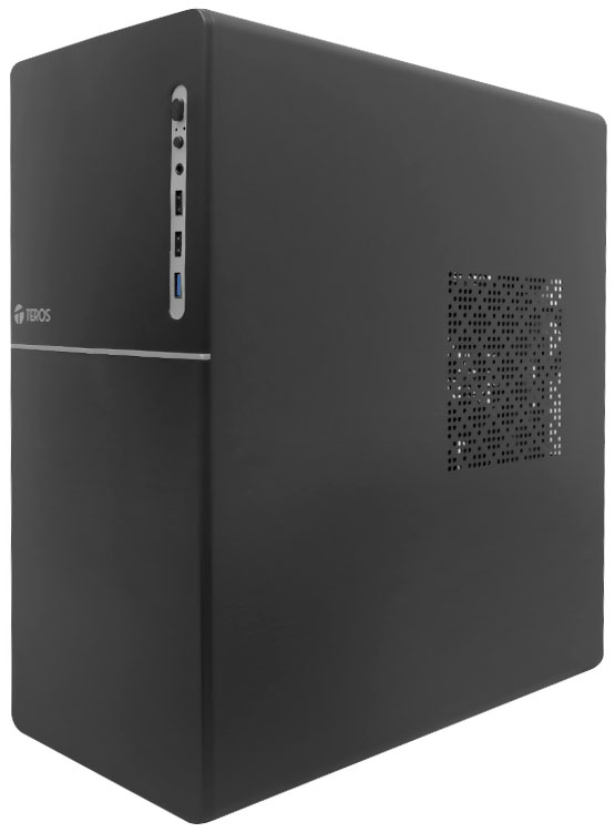CASE TEROS TE-1038S, FACTOR DE FORMA ATX, 250 W, USB 3.0 / 2.0, AUDIO, NEGRO. - 3