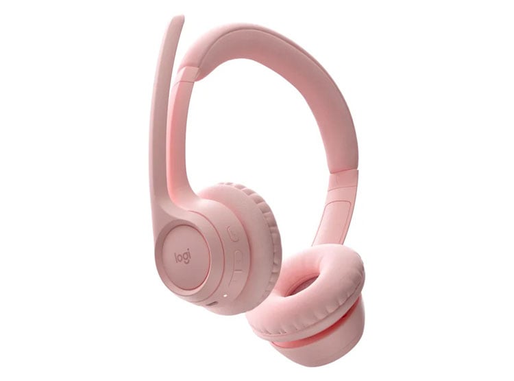 AUDIFONO C/MICROF. LOGITECH ZONE 300 BLUETOOTH/20HRS ROSE - 2