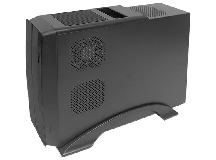 CASE TEROS TE-1039S, SLIM, 250 W, USB 3.0 / USB 2.0, AUDIO HD, DVD, NEGRO - 3