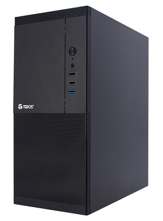 CASE TEROS TE-1033S, MINI TOWER ATX, 250 W, USB 3.0 / 2.0, AUDIO HD, NEGRO - 3