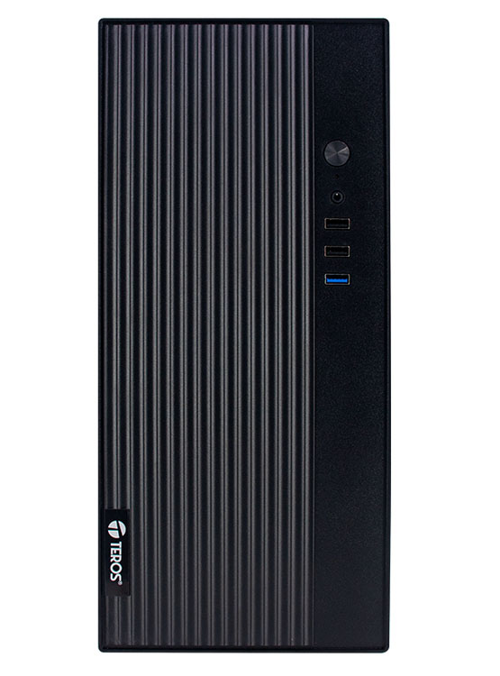 CASE TEROS TE-1035S, MINI TOWER ATX, 250 W, USB 3.0 / 2.0, AUDIO HD, NEGRO - 2