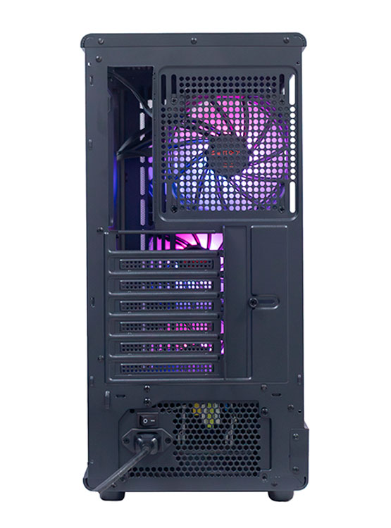 CASE SIN FUENTE GAMER TEROS TE-1323G, ITX, M-ATX, ATX, 3.5' Y 2.5', NEGRO - 3